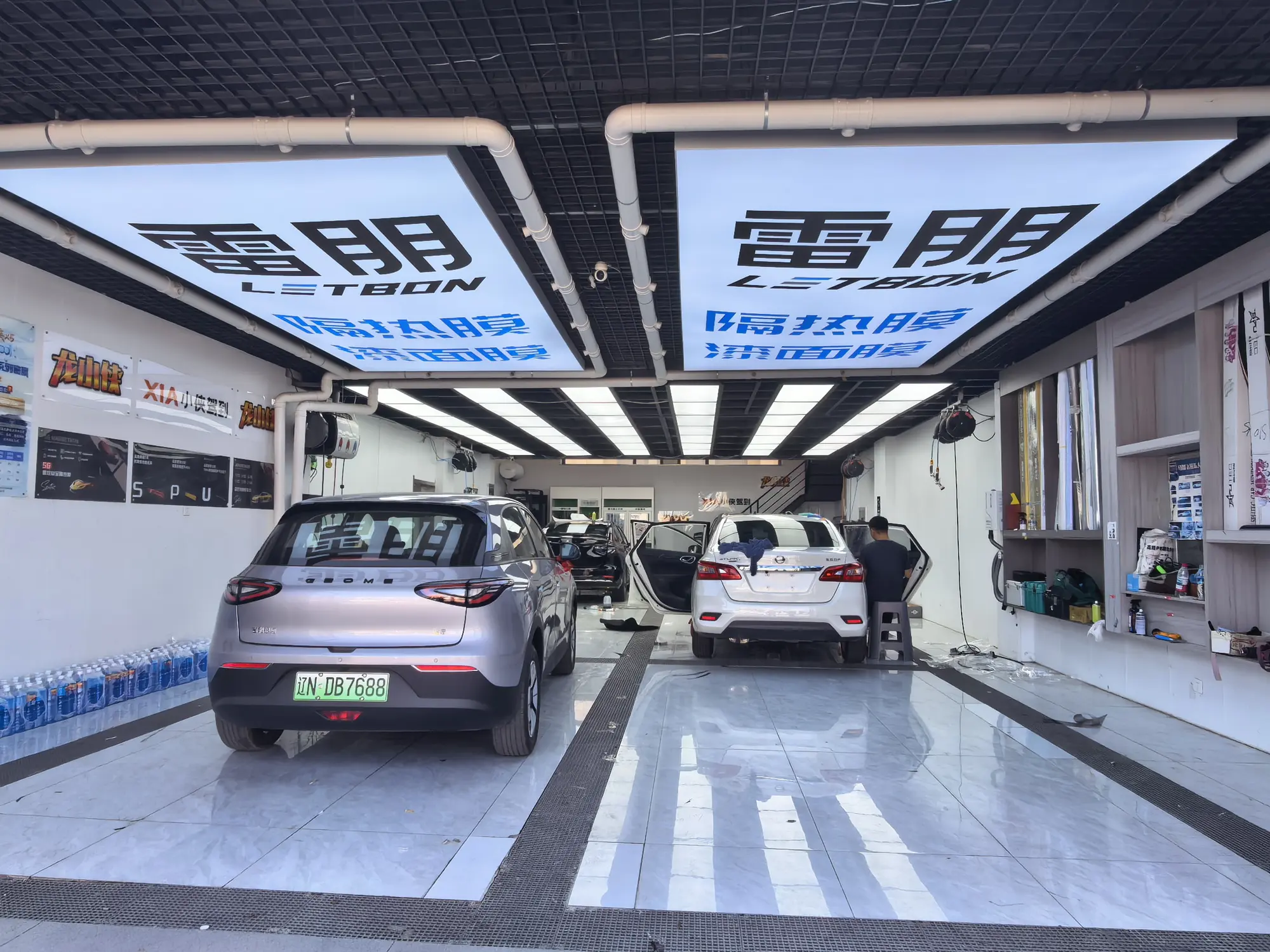 新能源SUV隐形车衣施工相关施工环境